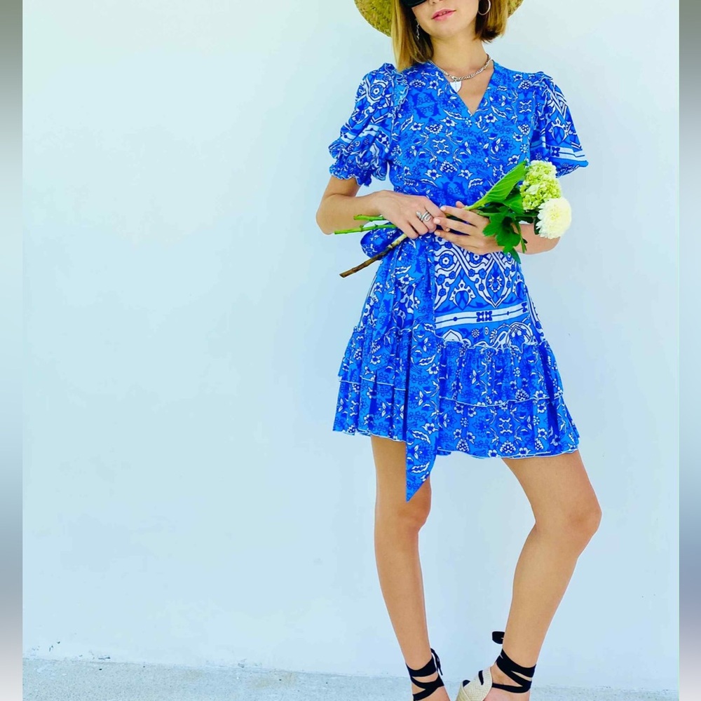 Feather & Find Sultana wrap dress in Inner Voice, size L - Picture 4 of 11